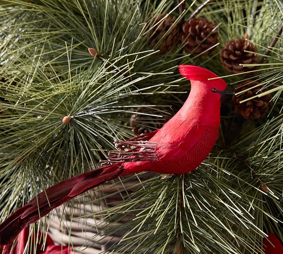 Red Cardinal Clip Christmas Ornament | Pottery Barn