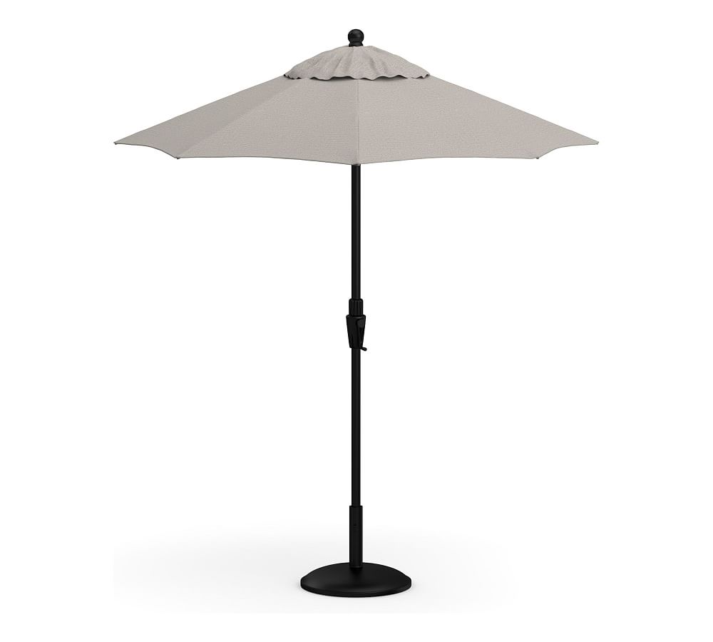 6' Round Outdoor Patio Umbrella – Rustproof Aluminum Tilt Frame