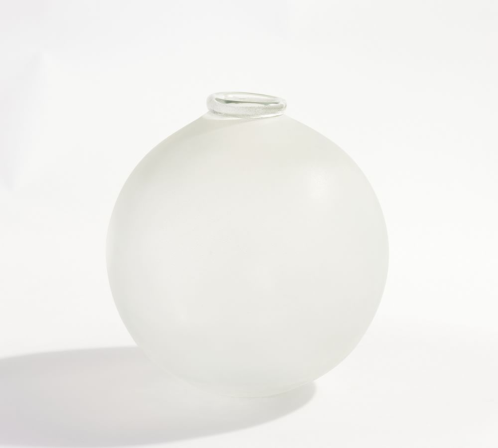Frosted Handcrafted Glass Vases