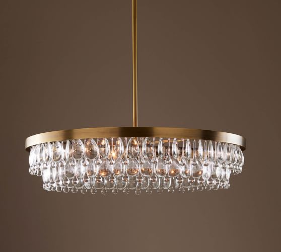 Clarissa Modern Round Chandelier | Pottery Barn