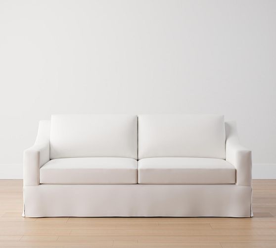 York Slope Arm Slipcovered Sleeper Sofa Pottery Barn