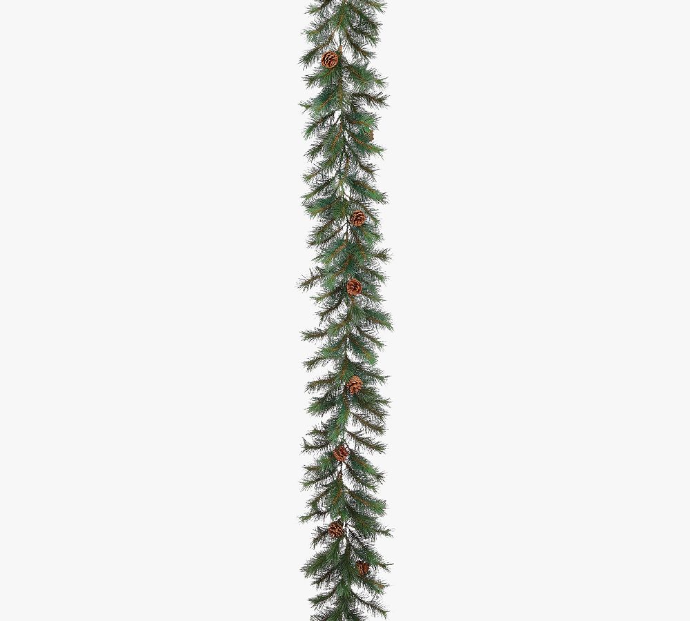 Faux Long Needle Pine & Pinecone Wreath Garlands