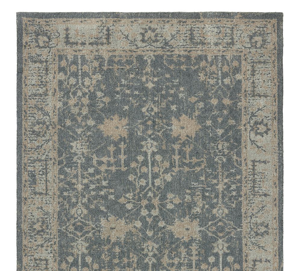 Neutral Multi Reeva Printed Rug Patterned Rugs Pottery Barn