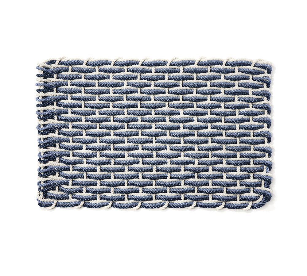 The Rope Co. Coastal Tri-Tone Handwoven Doormat