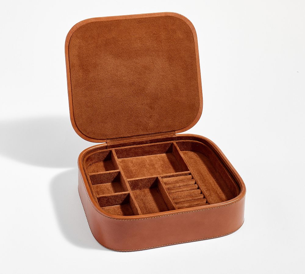 Peyton Leather Jewelry Box Pottery Barn