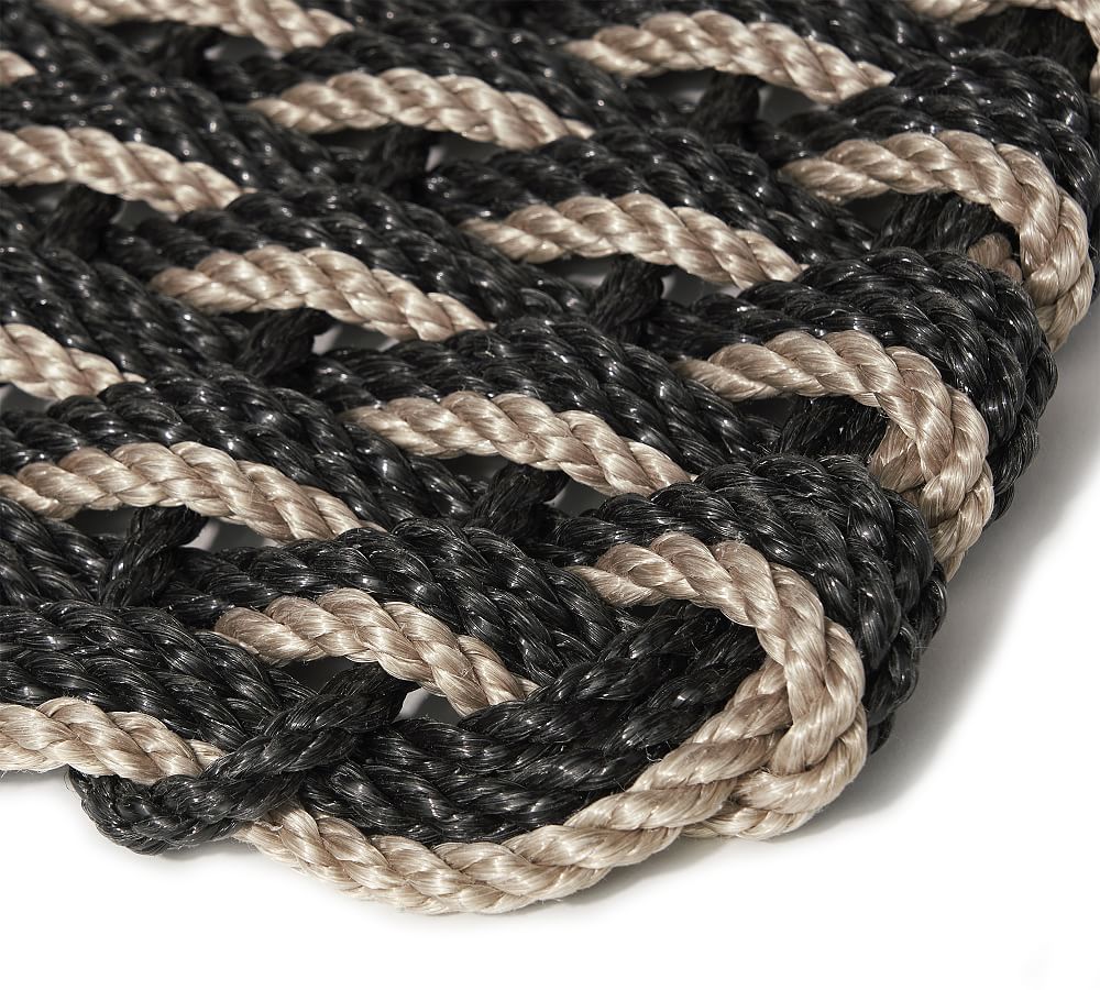 The Rope Co. Elemental TwoTone Handwoven Doormat Pottery Barn