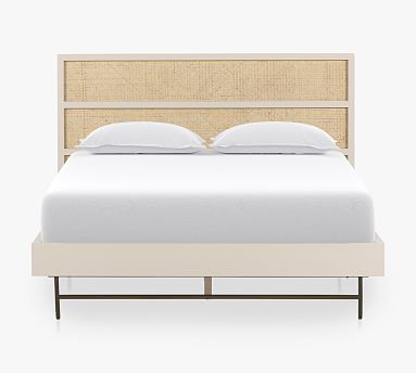 Beltan Cane Platform Bed | Pottery Barn