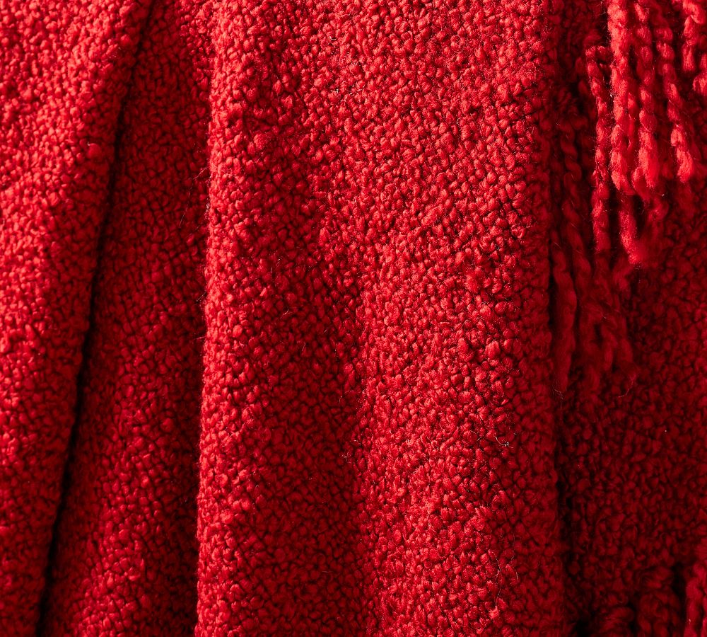 Knit Throw with Fringe main image 0