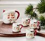 Santa Claus Espresso Shot Glasses - Set of 4 | Pottery Barn