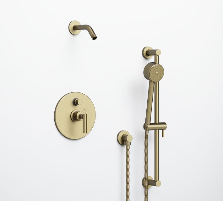 Bloom Wall Mixer Brushed Brass, Architectural Designer Products