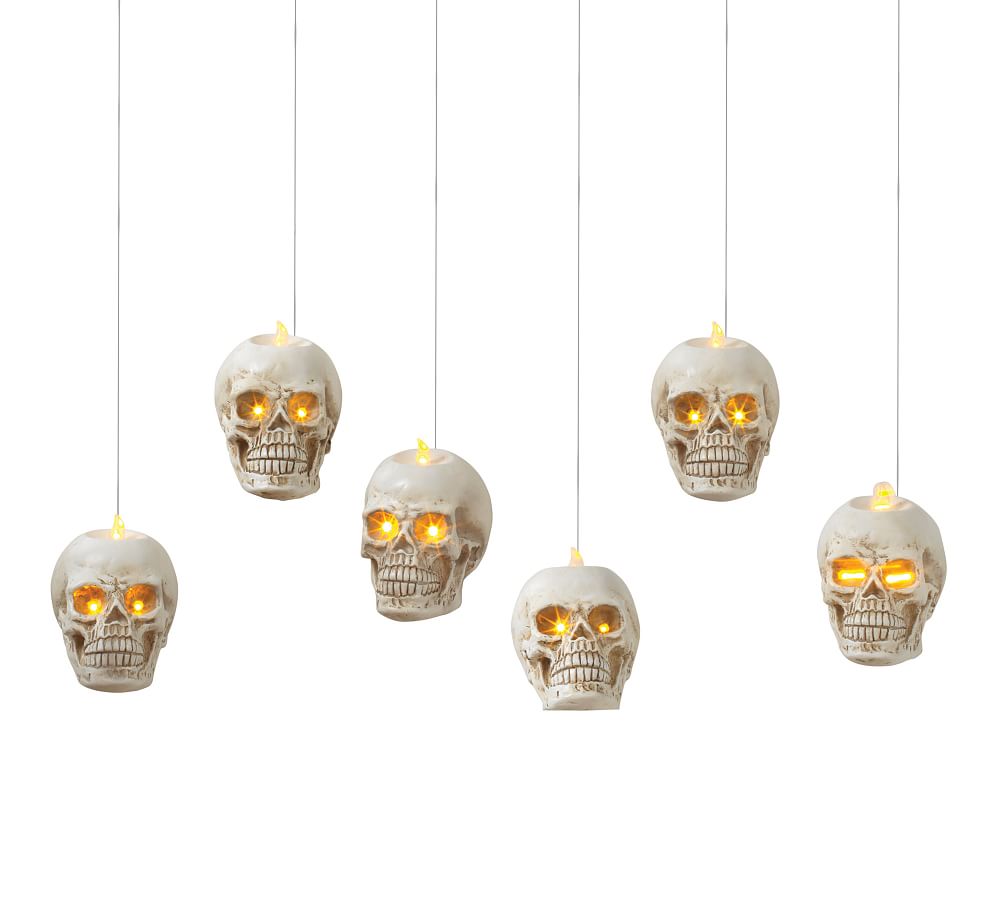 Hand and Skull Resin LED Light, Resin Light, Inkterior Art