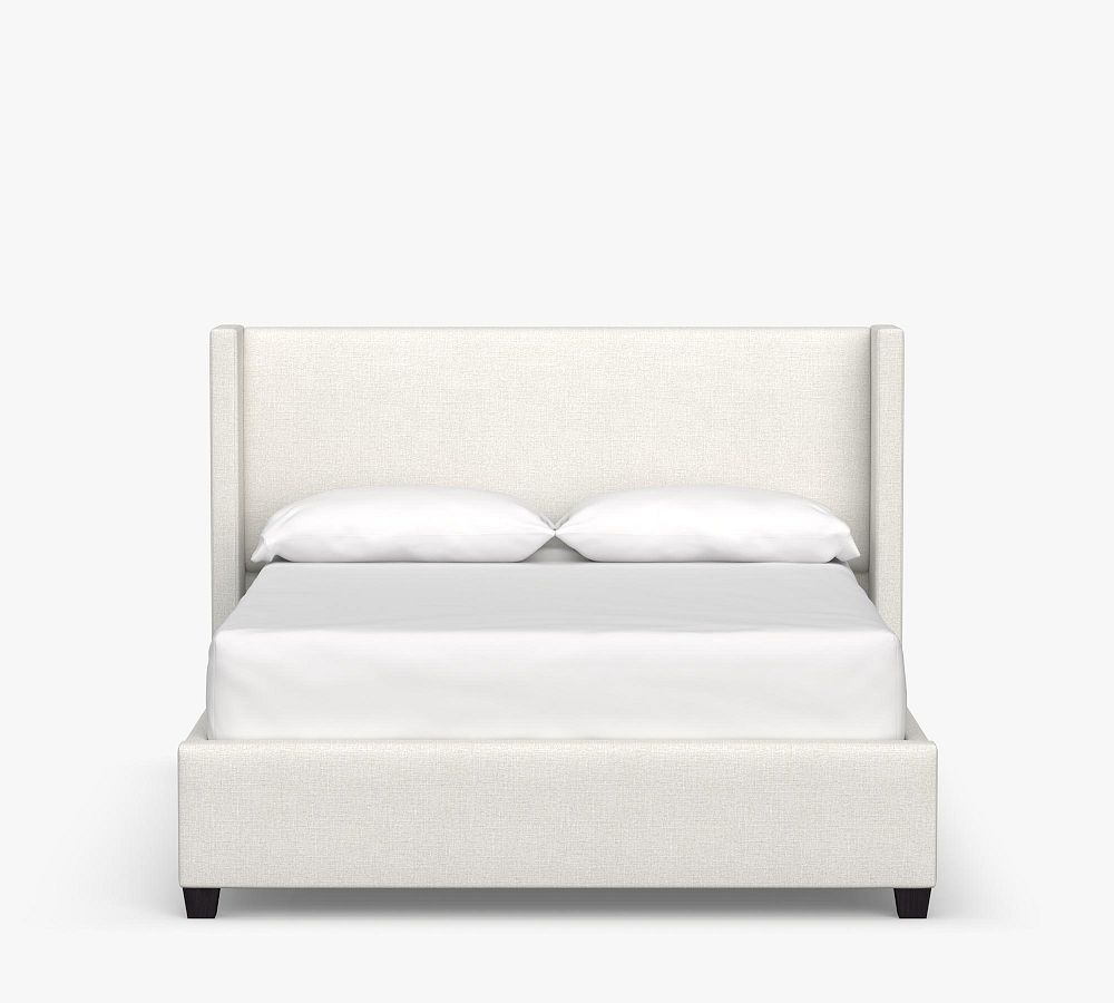 Elliot Shelter Upholstered Bed Pottery Barn