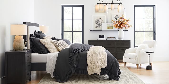 Pottery barn deals linwood bed