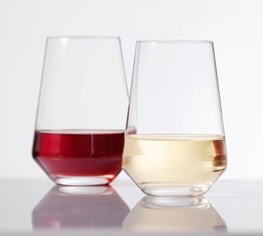 Schott Zwiesel Pure Stemless Wine Tumbler Burgundy Glass (Set of 6)