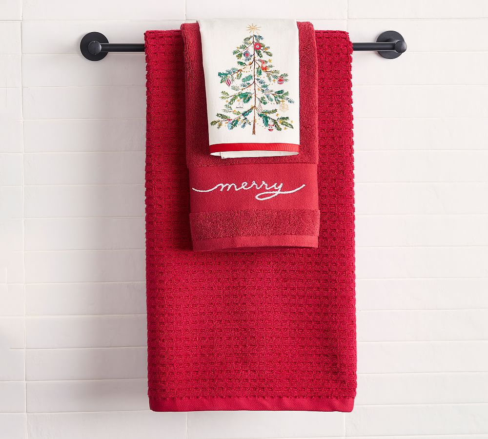 Christmas in the Country Cotton Tea Towels - Set of 2