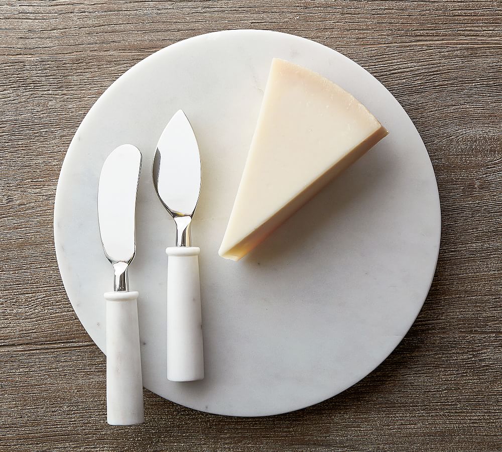 White Marble + Cheese Knives Gift Set – Kier Design Interiors