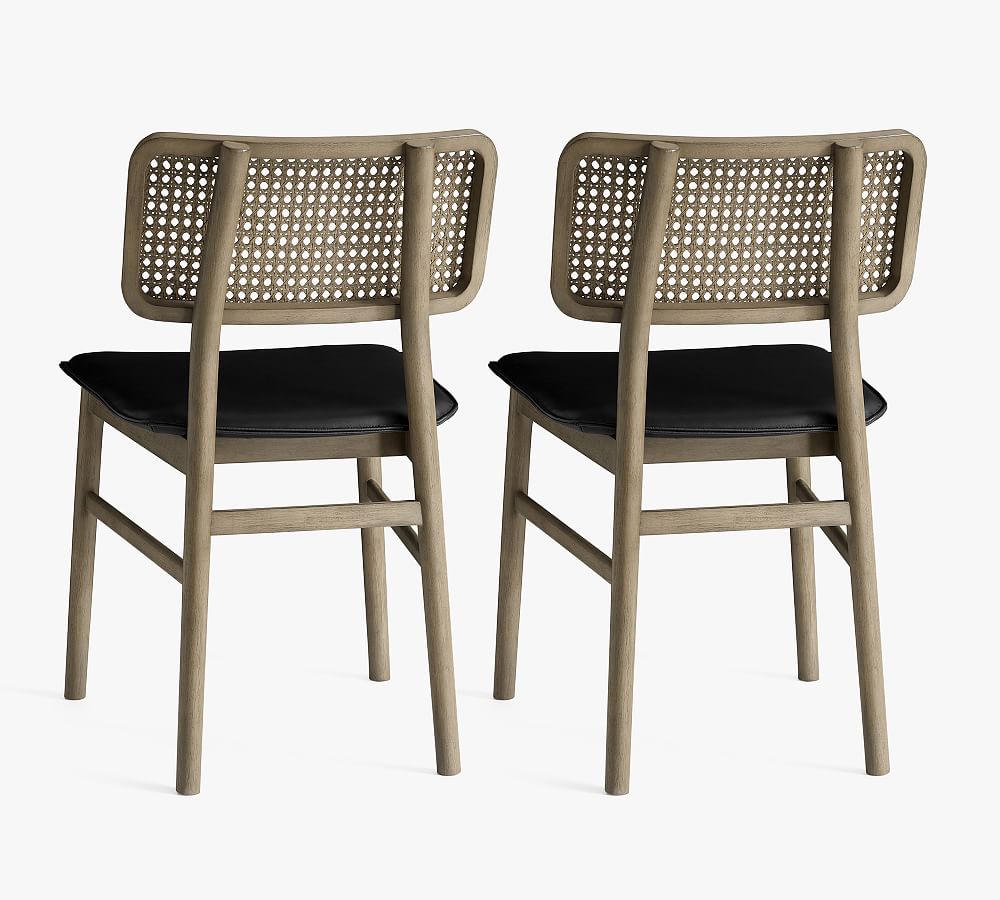 Serling Leather Dining Chairs, Set of 2