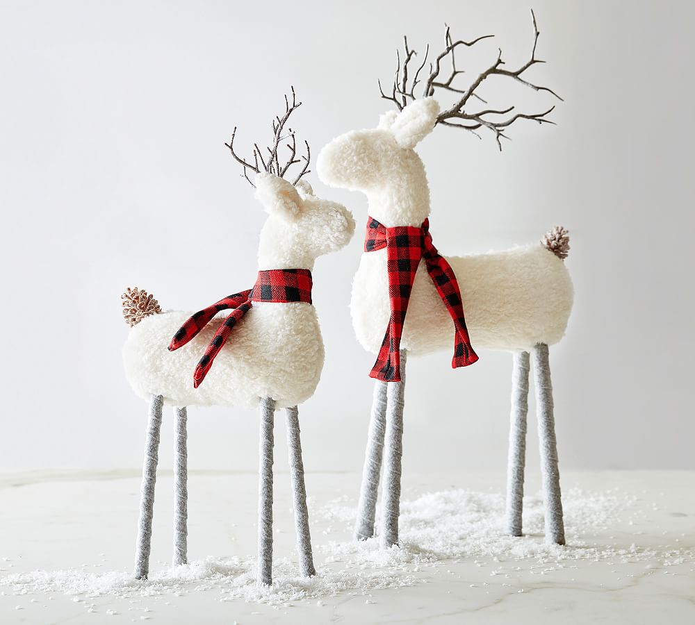 Sherpa Reindeer Pottery Barn