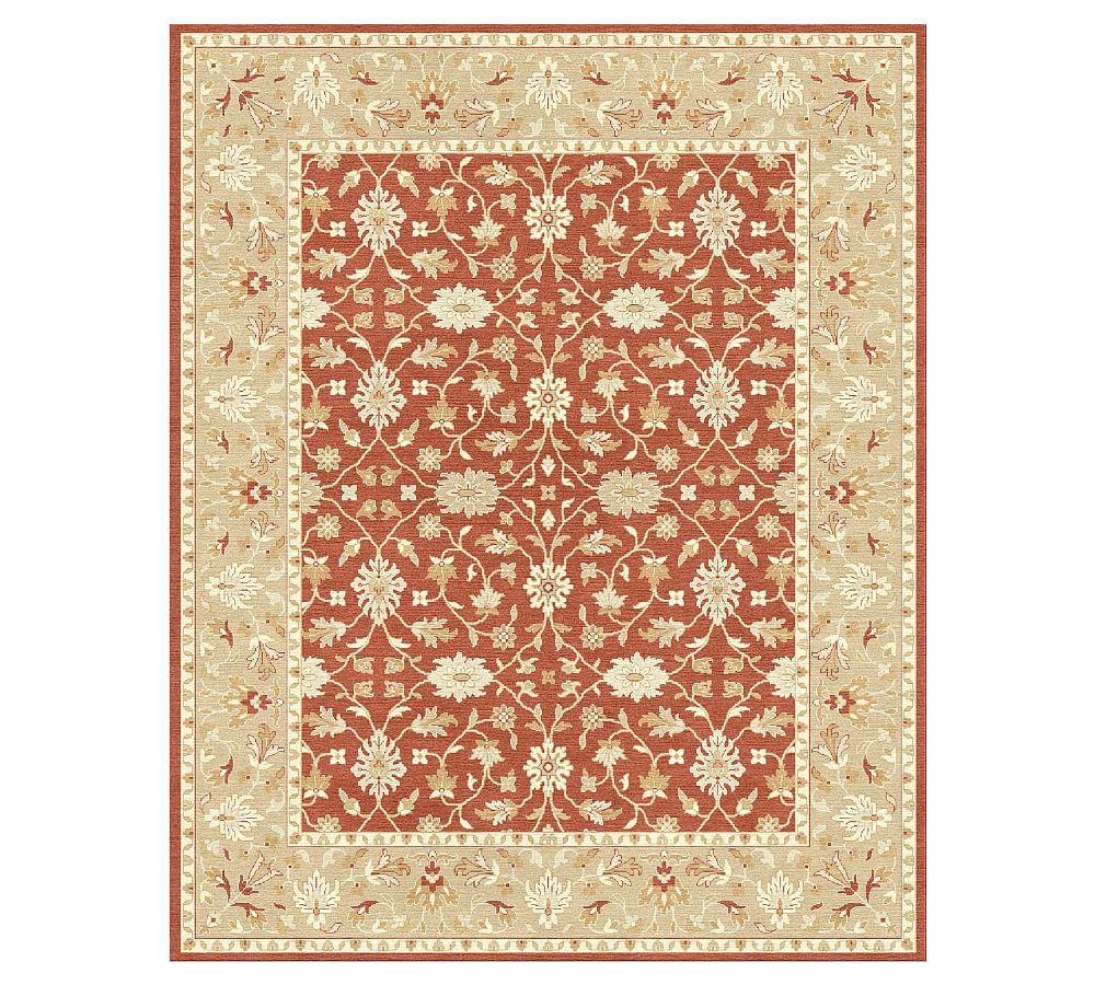 Malika PersianStyle HandTufted Wool Rug Pottery Barn