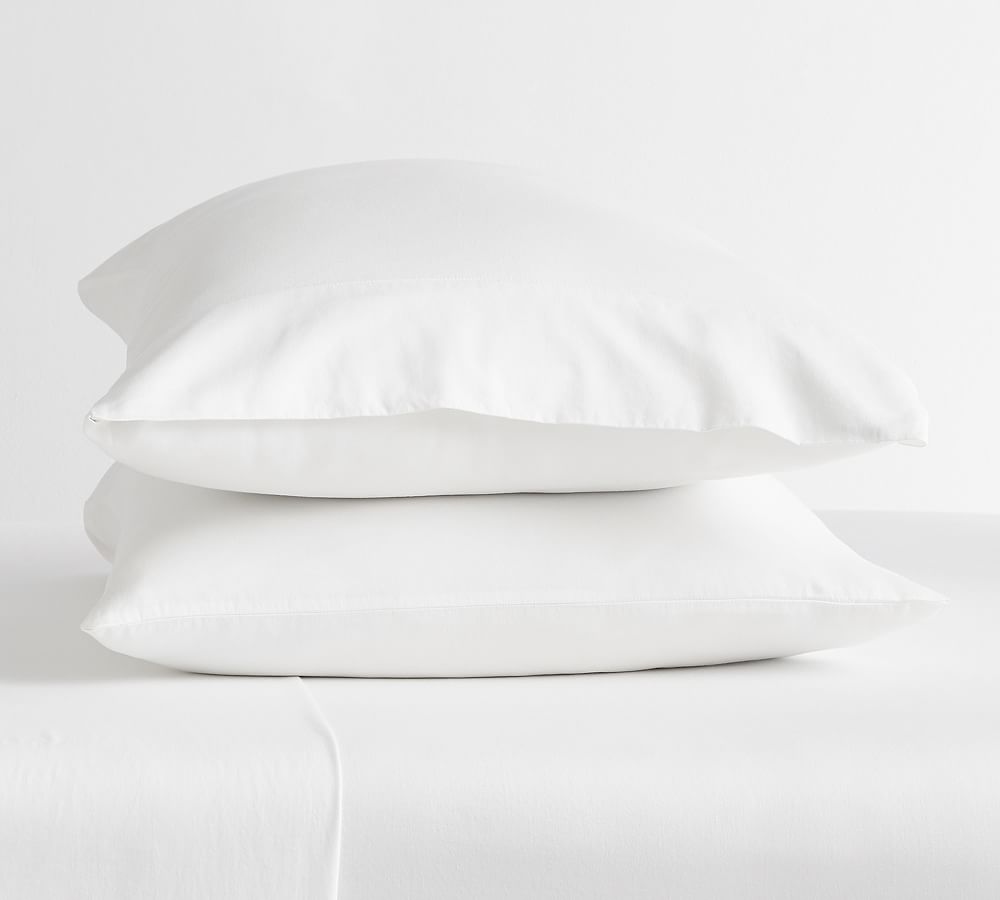 Washed Sateen Pillowcases - Set of 2