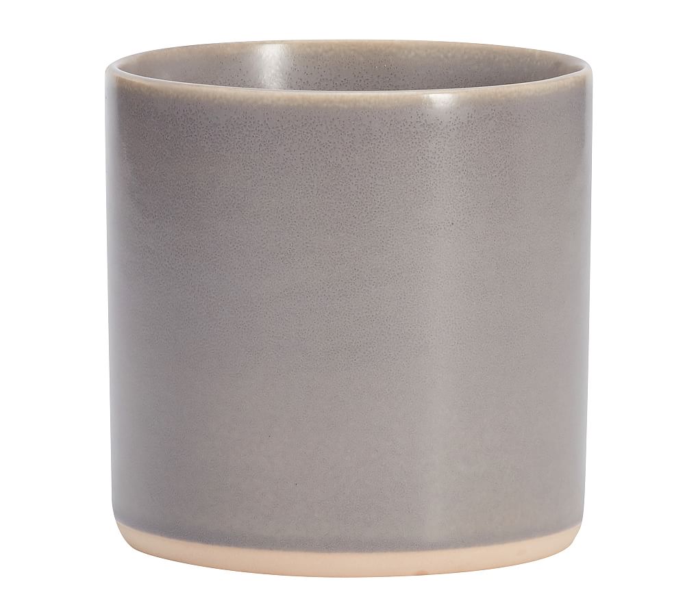 Mason Ceramic Scented Candle - Gray Oak