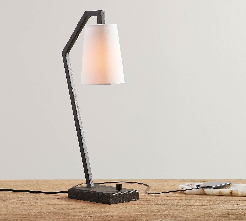 Pottery barn on sale usb lamp