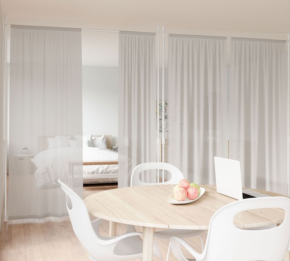 Umbra® Anywhere Curtain Rod and Room Divider Pottery Barn