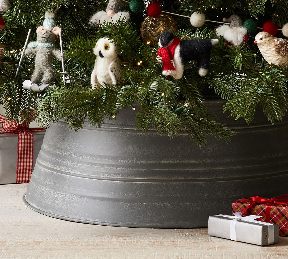 Zinc Metal Tree Collar Pottery Barn