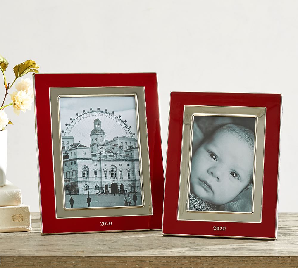 Red Picture Frames at