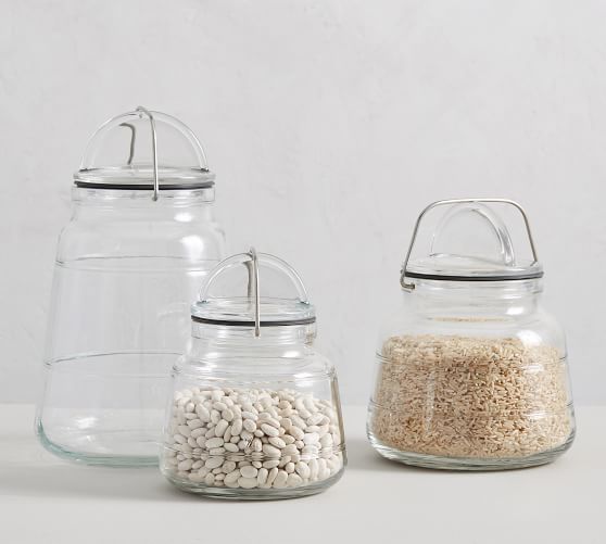 Holmegaard® Scala Glass Canisters Kitchen Accessories Pottery Barn