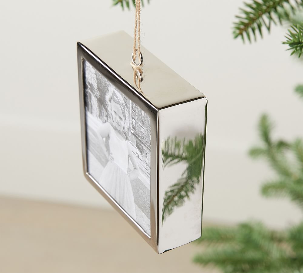 Metal Picture Frame Ornament Sets | Pottery Barn