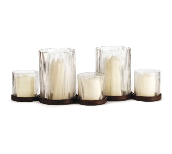 Hammered Glass Multi Candle Holder Pottery Barn