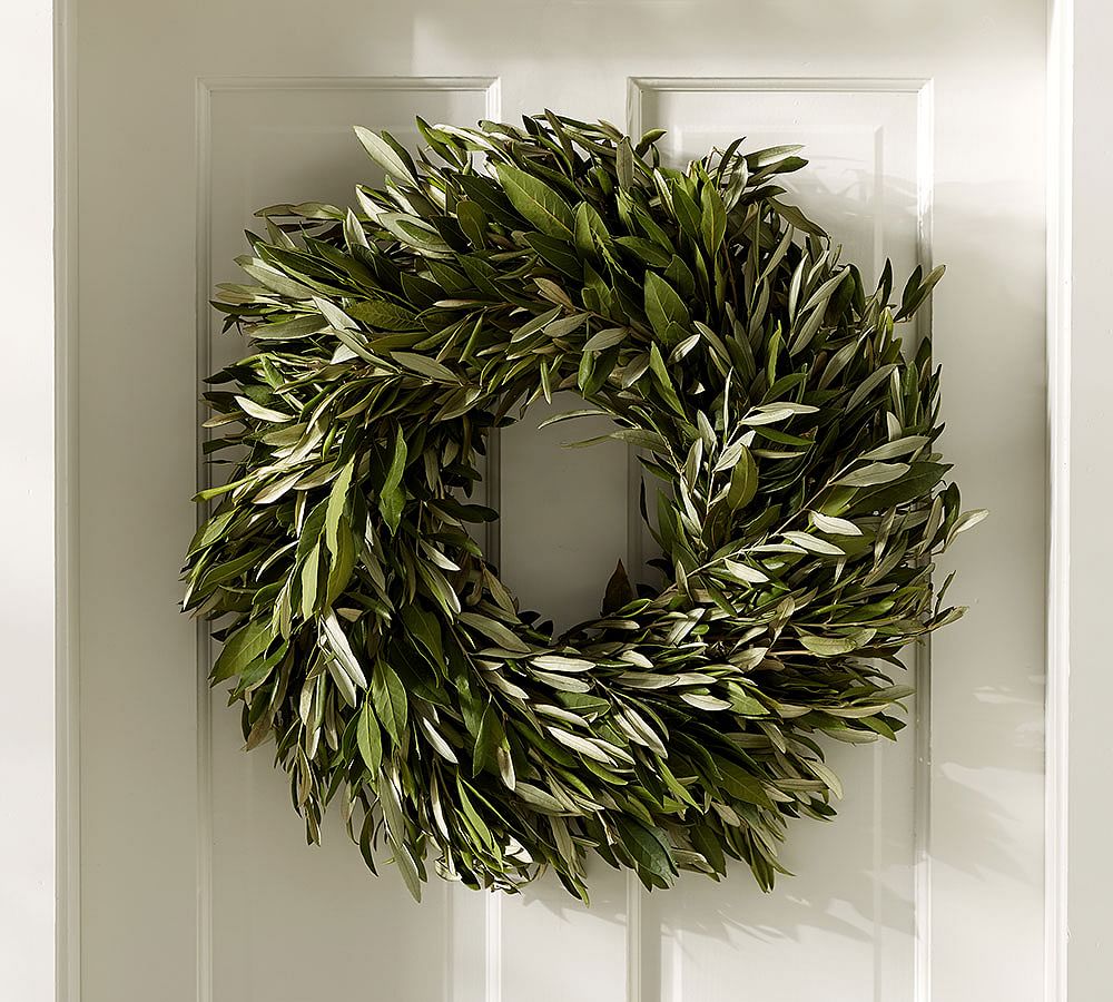 Fresh Olive Leaf & Myrtle Wreath