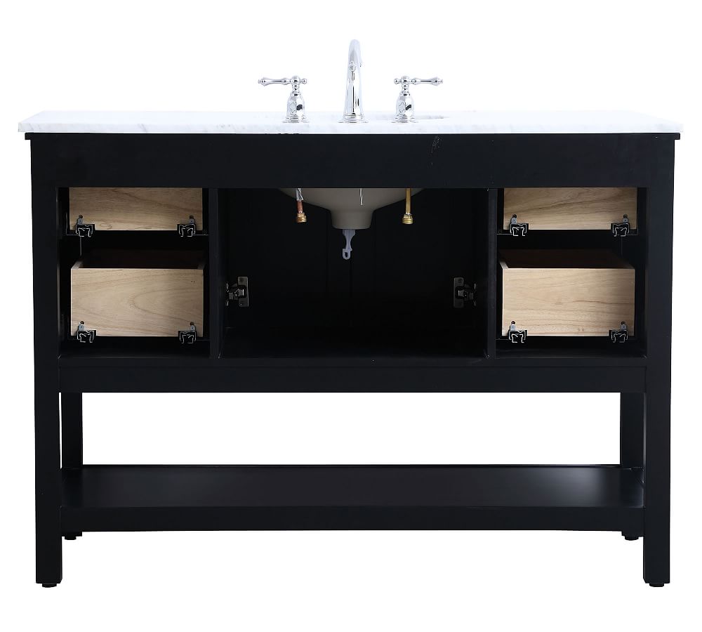 Pottery Barn Taryn 48" Single Sink Vanity with Doors | The Summit at Fritz Farm