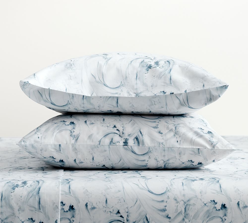 Stinson Wave Percale Pillowcases - Set of 2