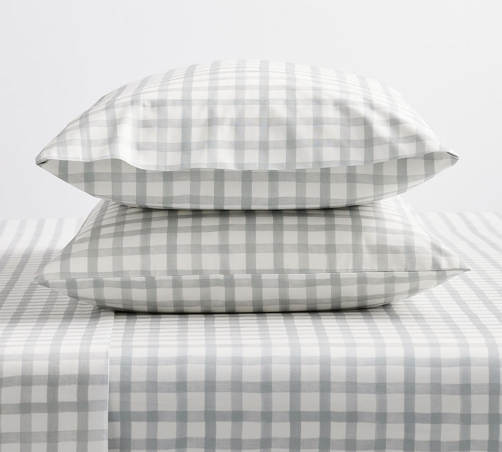 Kipton Plaid Percale Pillowcases - Set of 2