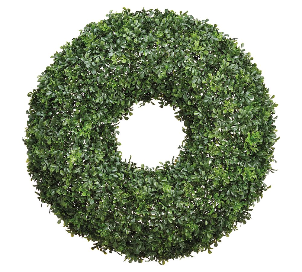 Faux Thick Boxwood Wreaths