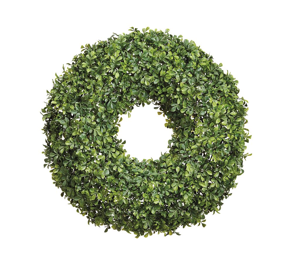 Faux Thick Boxwood Wreaths