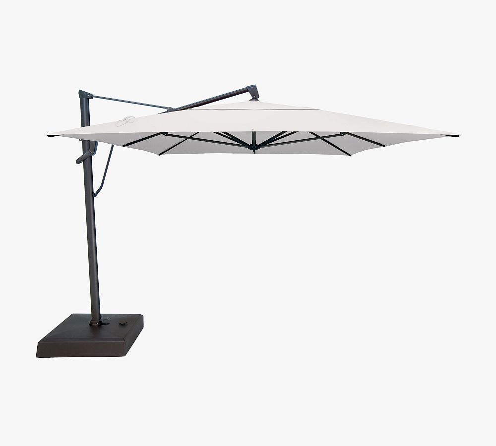 10' Rectangular Breenan Cantilever Outdoor Patio Umbrella -  Aluminum Frame