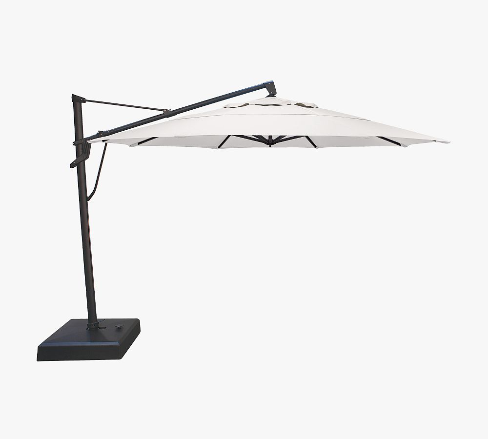13' Round Breenan Cantilever Outdoor Patio Umbrella -  Aluminum Frame