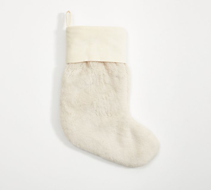 Plush Faux Fur Stockings