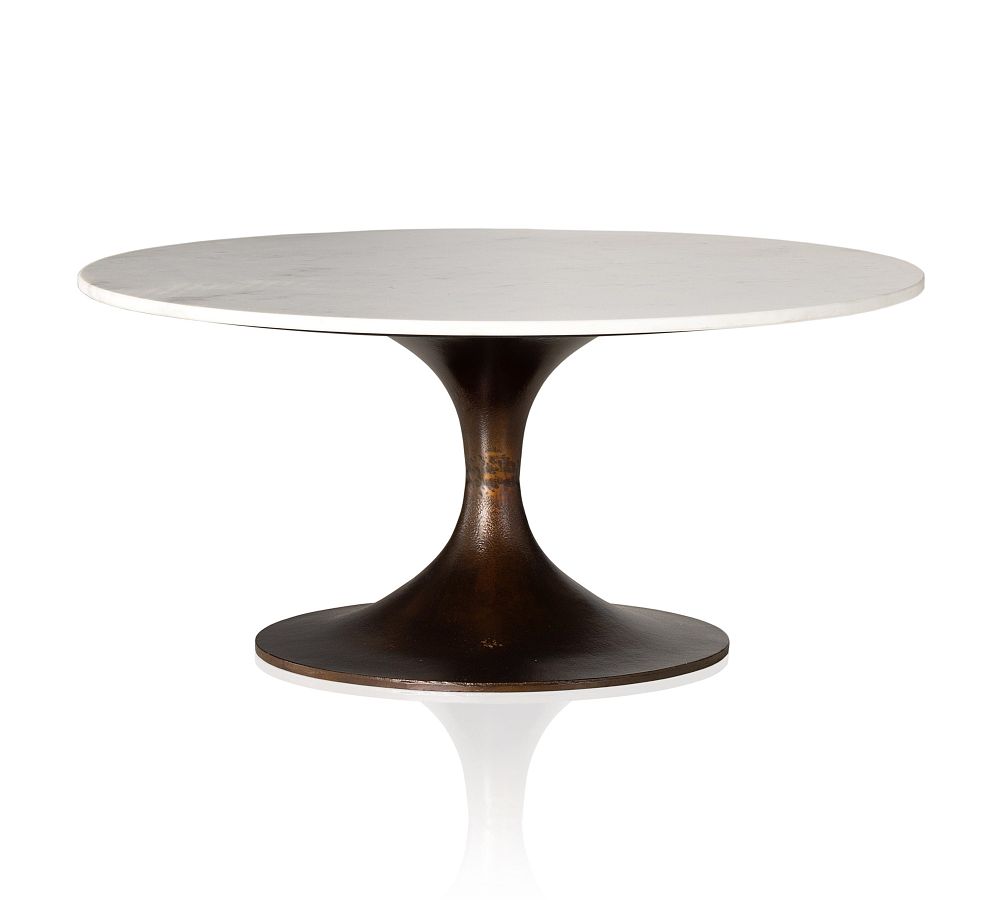 Collier Round Marble Coffee Table