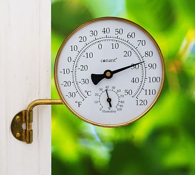 Outdoor Thermometer Thermometer Hygrometer Dial Wall Hanging High