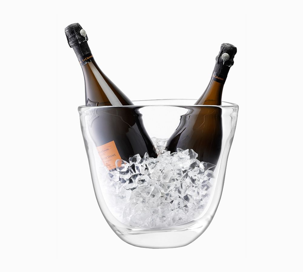 Mouth Blown Dual Champagne Bucket