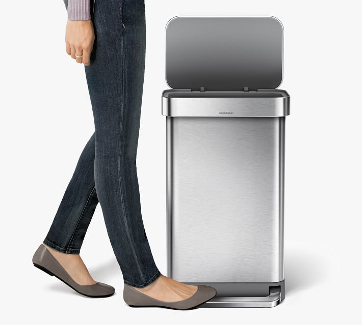 Simplehuman® Step Trash Can - Single Compartment