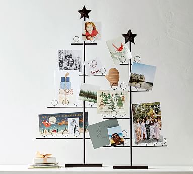 tabletop christmas card holder