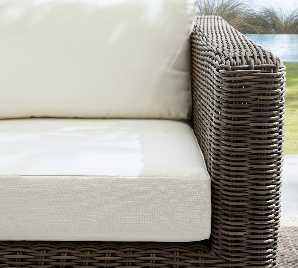 Huntington AllWeather Wicker Square Arm Outdoor Sectional Set