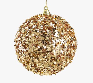 Shatterproof Gilded Gold Star Ornament Sets | Pottery Barn