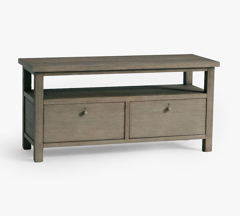 Farmhouse Media Console Pottery Barn