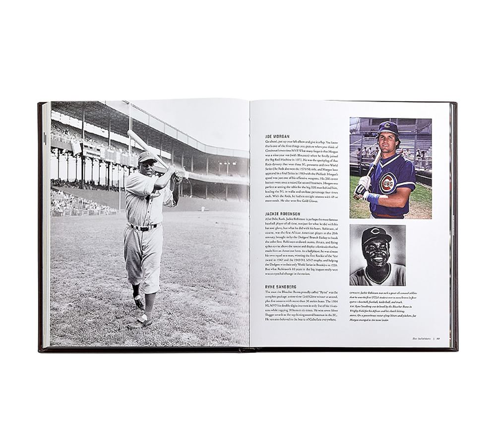 Baseball Hall of Fame Leather-Bound Book